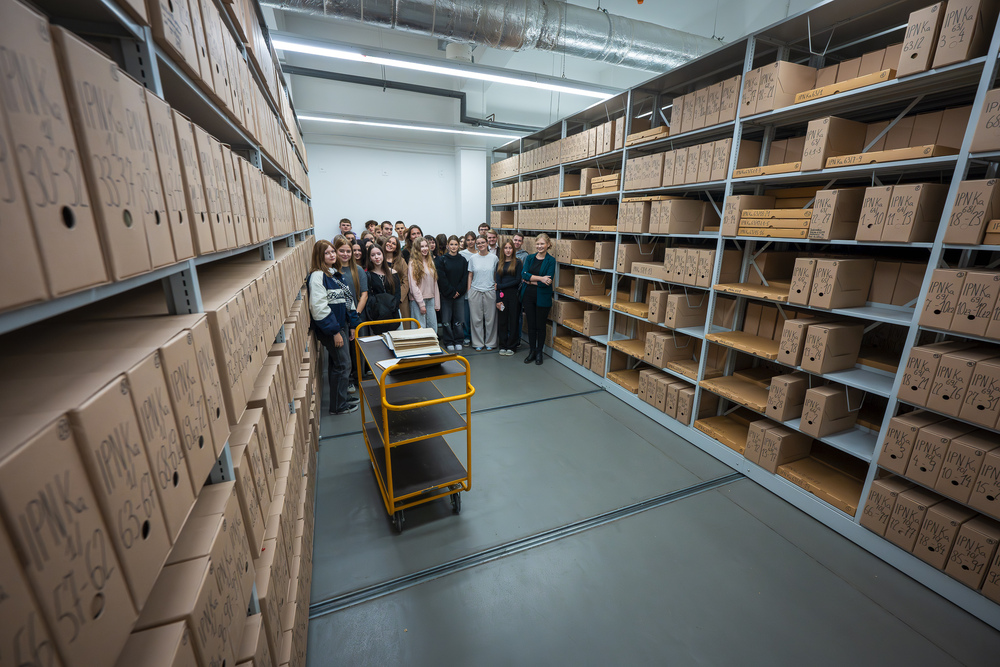 Zajęcia edukacyjne „Co kryją archiwa IPN“ – Katowice, 24 października 2024. Foty.: IPN K. Łojko