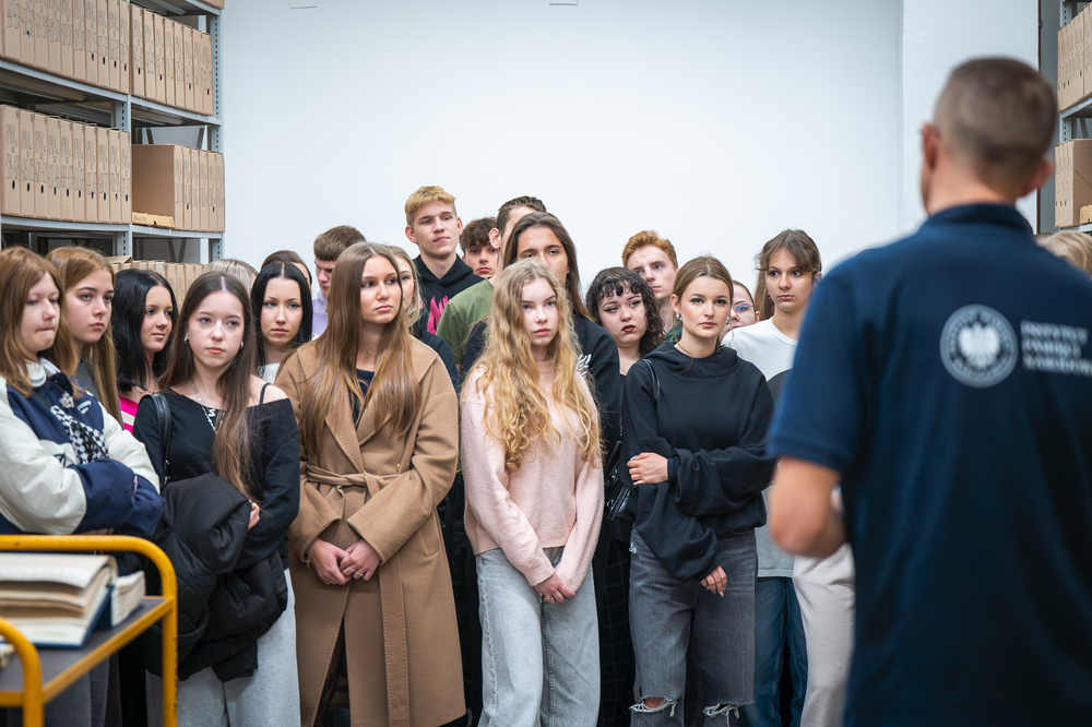 Zajęcia edukacyjne „Co kryją archiwa IPN“ – Katowice, 24 października 2024. Foty.: IPN K. Łojko