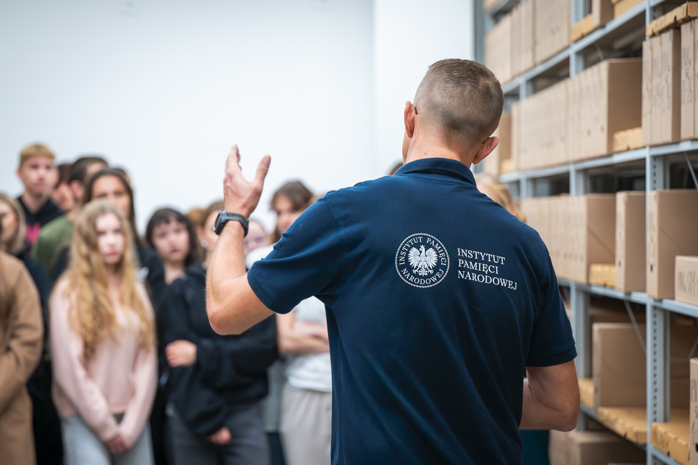 Zajęcia edukacyjne „Co kryją archiwa IPN“ – Katowice, 24 października 2024. Foty.: IPN K. Łojko