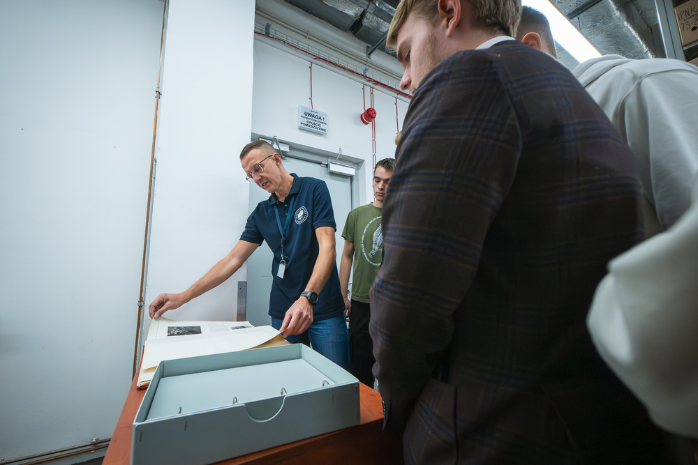 Zajęcia edukacyjne „Co kryją archiwa IPN“ – Katowice, 24 października 2024. Foty.: IPN K. Łojko