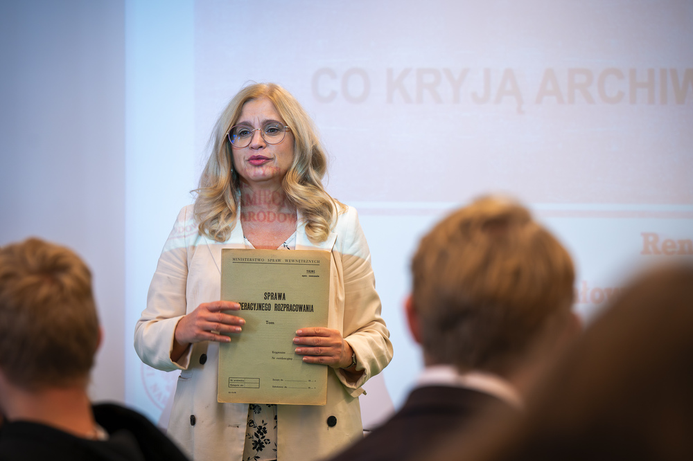 Zajęcia edukacyjne „Co kryją archiwa IPN“ – Katowice, 24 października 2024. Foty.: IPN K. Łojko