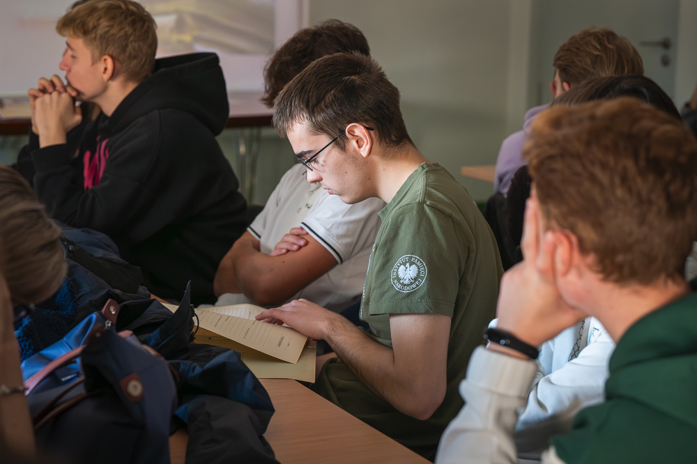 Zajęcia edukacyjne „Co kryją archiwa IPN“ – Katowice, 24 października 2024. Foty.: IPN K. Łojko