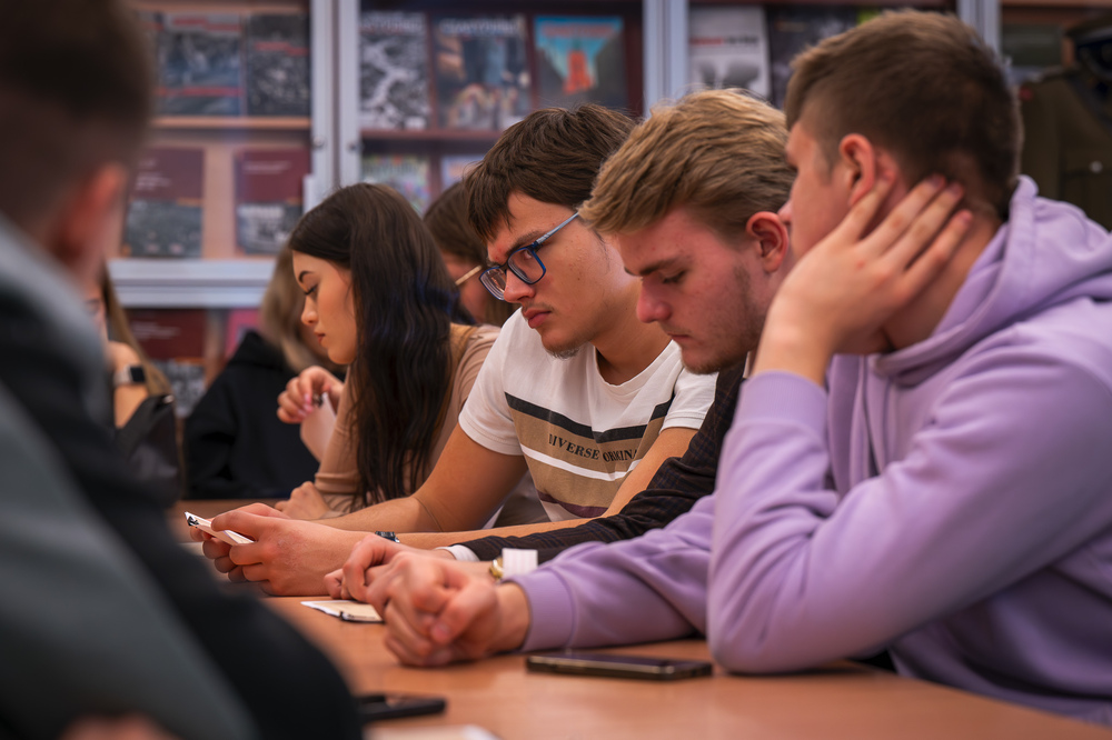 Zajęcia edukacyjne „Co kryją archiwa IPN“ – Katowice, 24 października 2024. Foty.: IPN K. Łojko