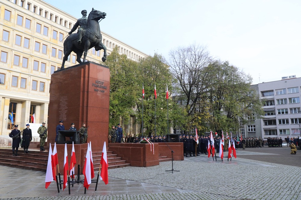 Pomnik Józefa Piłsudskiego w Katowicach. fot. arch.