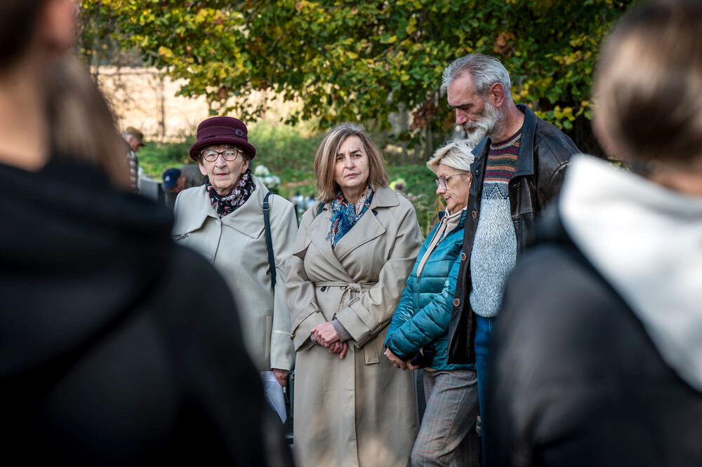 Uroczystość oznaczenia znakiem pamięci „Tobie Polsko” grobu powstańca śląskiego śp. Jana Bramowskiego – Nakło Śląskie, 28 października 2024. Fot.: IPN K. Łojko