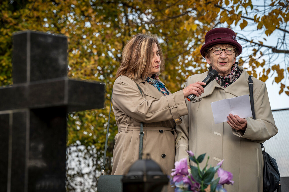 Uroczystość oznaczenia znakiem pamięci „Tobie Polsko” grobu powstańca śląskiego śp. Jana Bramowskiego – Nakło Śląskie, 28 października 2024. Fot.: IPN K. Łojko