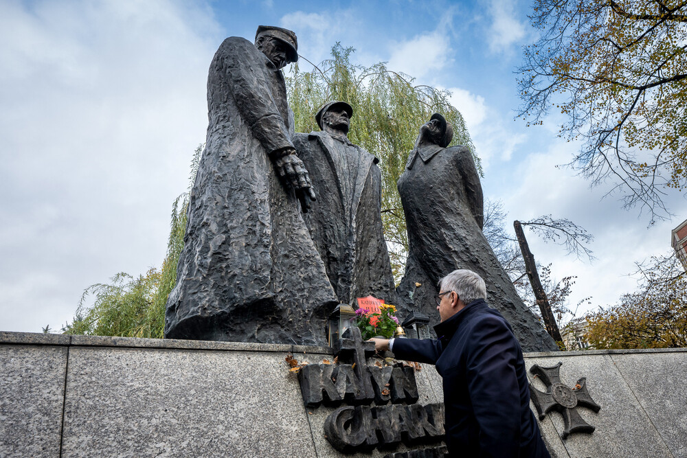 Konferencja prasowa katowickiego IPN na temat kolejnego etapu programu dokumentacyjnego IPN „Straty osobowe i ofiary represji pod okupacją niemiecką w latach 1939-1945” – straty.pl. Fot.: IPN K. Łojko