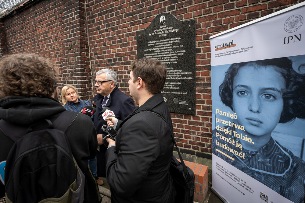 Konferencja prasowa katowickiego IPN na temat kolejnego etapu programu dokumentacyjnego IPN „Straty osobowe i ofiary represji pod okupacją niemiecką w latach 1939-1945” – straty.pl. Fot.: IPN K. Łojko