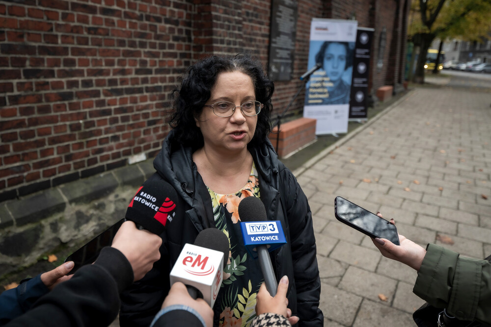 Konferencja prasowa katowickiego IPN na temat kolejnego etapu programu dokumentacyjnego IPN „Straty osobowe i ofiary represji pod okupacją niemiecką w latach 1939-1945” – straty.pl. Fot.: IPN K. Łojko