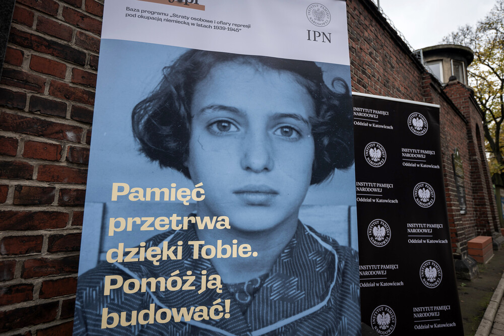Konferencja prasowa katowickiego IPN na temat kolejnego etapu programu dokumentacyjnego IPN „Straty osobowe i ofiary represji pod okupacją niemiecką w latach 1939-1945” – straty.pl. Fot.: IPN K. Łojko