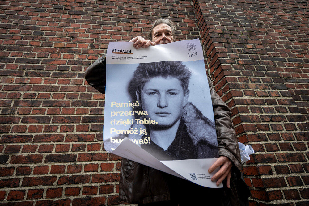 Konferencja prasowa katowickiego IPN na temat kolejnego etapu programu dokumentacyjnego IPN „Straty osobowe i ofiary represji pod okupacją niemiecką w latach 1939-1945” – straty.pl. Fot.: IPN K. Łojko