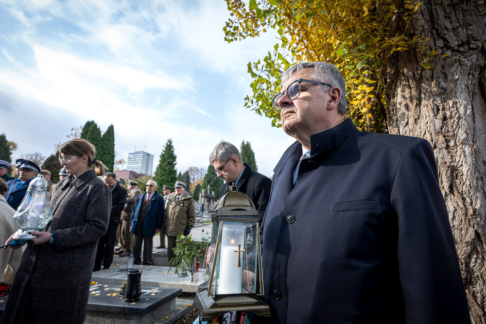 Pamiętamy o zmarłych. Katowice, 2024. Fot.: IPN K. Łojko