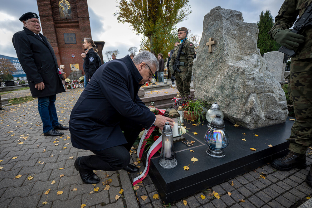 Pamiętamy o zmarłych. Katowice, 2024. Fot.: IPN K. Łojko