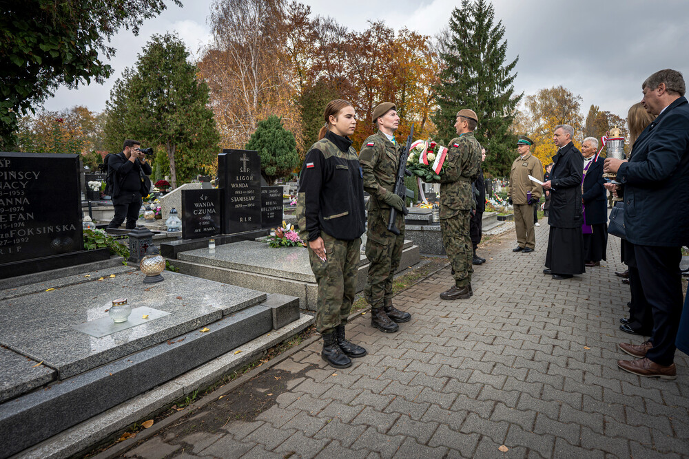 Pamiętamy o zmarłych. Katowice, 2024. Fot.: IPN K. Łojko