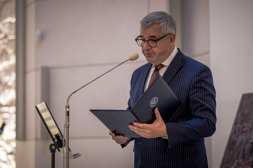 Wręczenie medalu złotego medalu Reipublicae Memoriae Meritum Jadwidze Wiśniewskiej – Częstochowa, 4 listopada 2024. Fot.: IPN K. Łojko