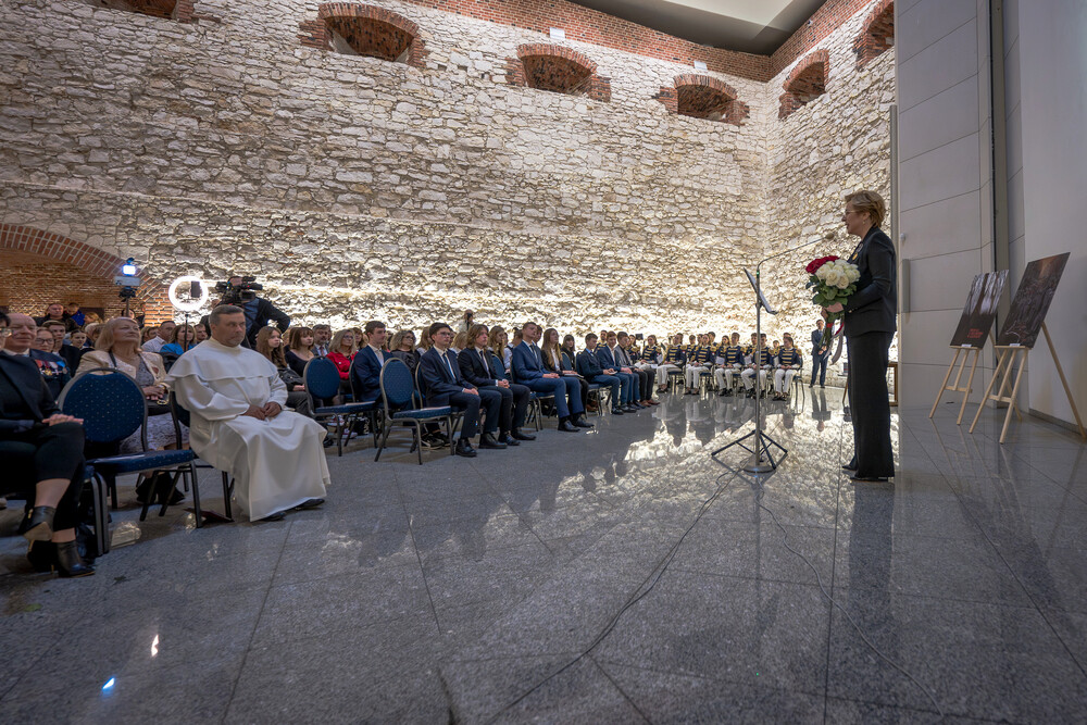Wręczenie medalu złotego medalu Reipublicae Memoriae Meritum Jadwidze Wiśniewskiej – Częstochowa, 4 listopada 2024. Fot.: IPN K. Łojko