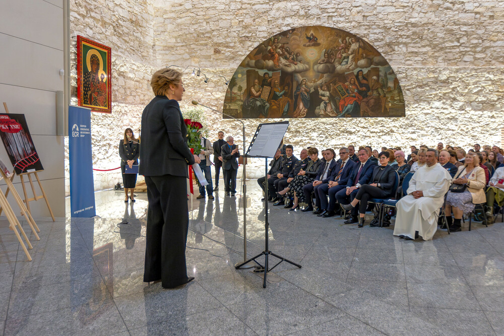 Wręczenie medalu złotego medalu Reipublicae Memoriae Meritum Jadwidze Wiśniewskiej – Częstochowa, 4 listopada 2024. Fot.: IPN K. Łojko