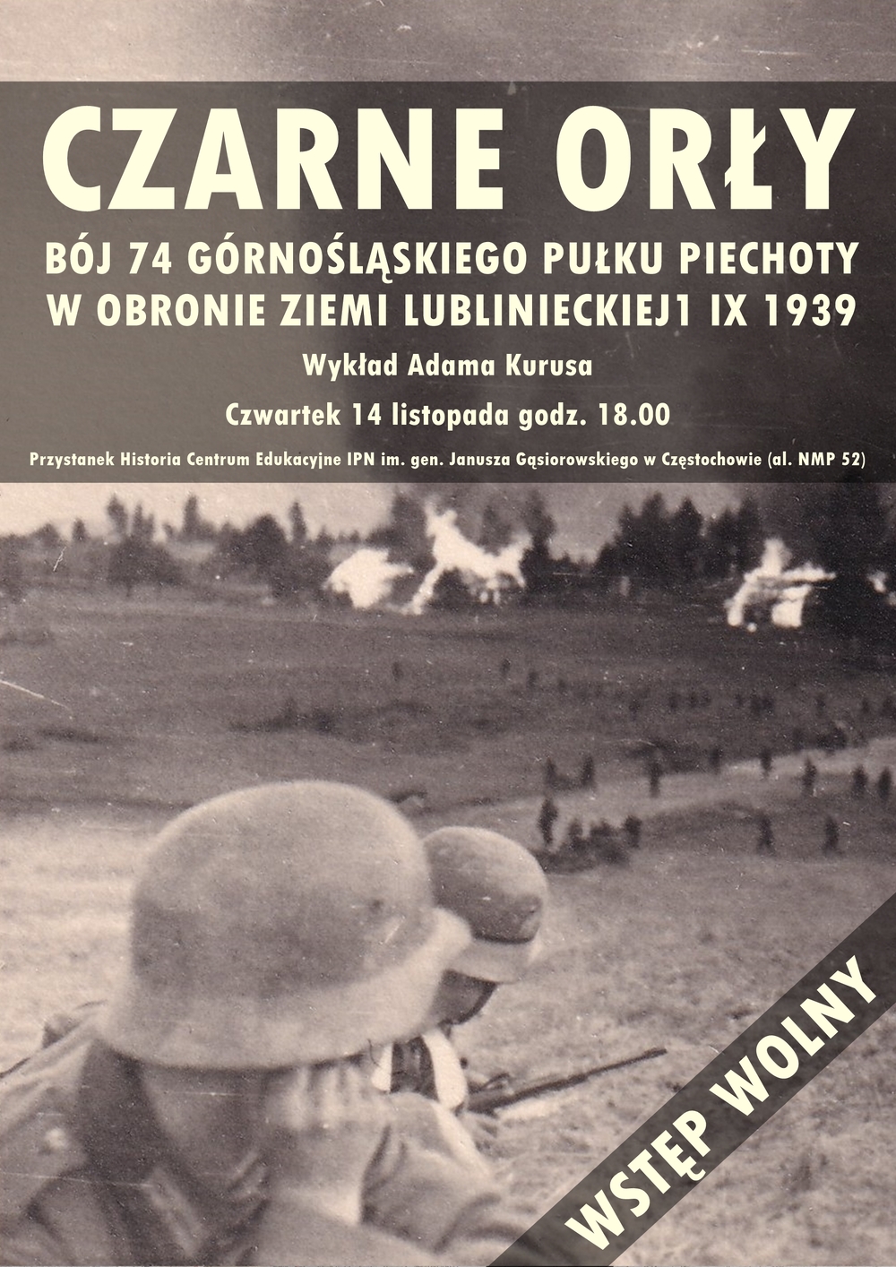 Wykład 14 listopada plakat