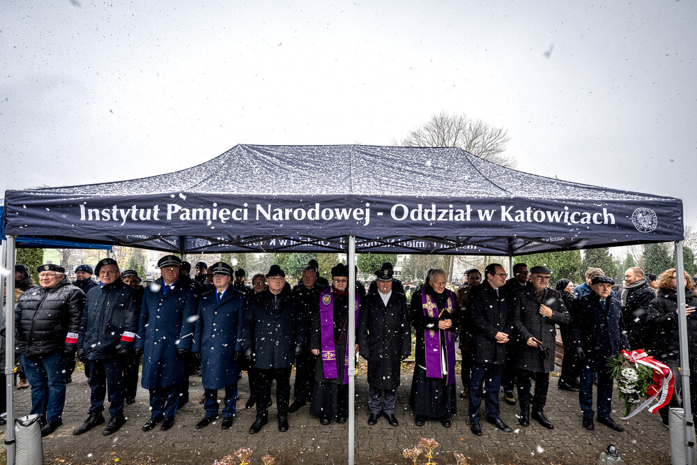 Upamiętnienie Teodora Zaczyka – Katowice, 21 listopada 2024. Fot. IPN K. Łojko