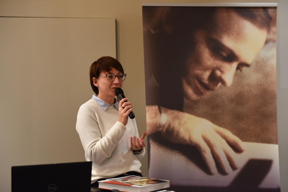 W ramach cyklu „Czwartki z historią w IPN" spotkanie z Urszulą Gierasimiuk. Fot. Monika Kobylańska/IPN