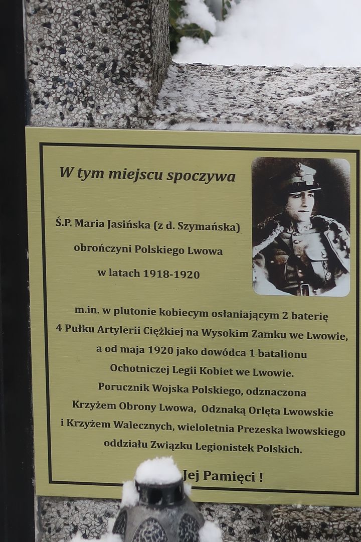 Upamiętnienie Marii Jasińskiej, obrończyni polskiego Lwowa. Fot. Dominik Abłamowicz/IPN