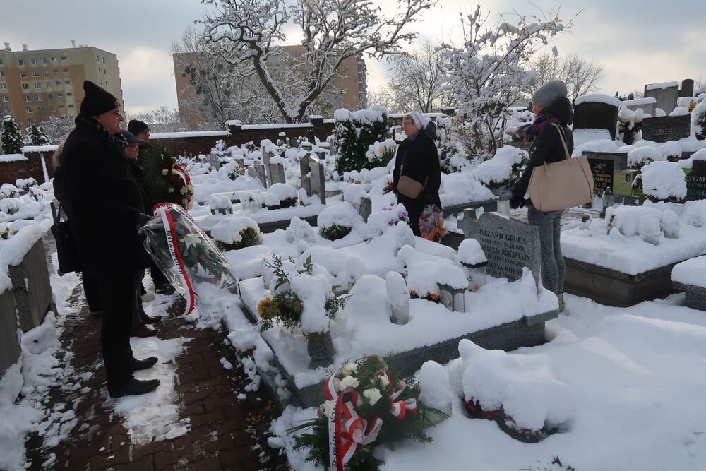 Upamiętnienie Marii Jasińskiej, obrończyni polskiego Lwowa. Fot. Dominik Abłamowicz/IPN