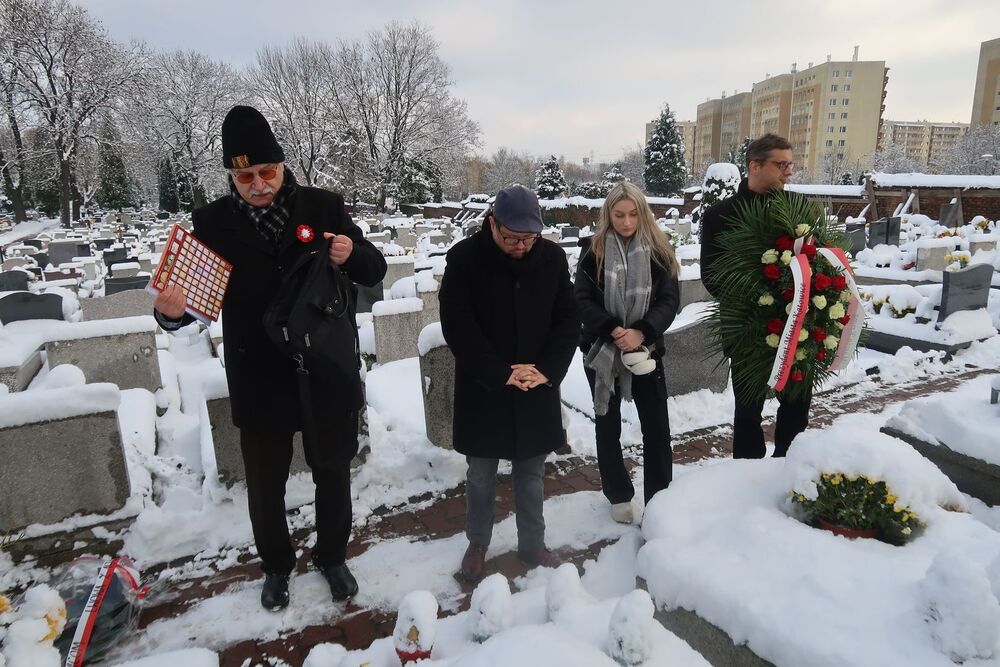 Upamiętnienie Marii Jasińskiej, obrończyni polskiego Lwowa. Fot. Dominik Abłamowicz/IPN