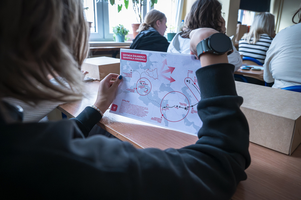 Warsztaty edukacyjne dla uczestników projektu „Silni Polską!“ – Chorzów, 23 listopada 2024. Fot.: IPN K. Łojko