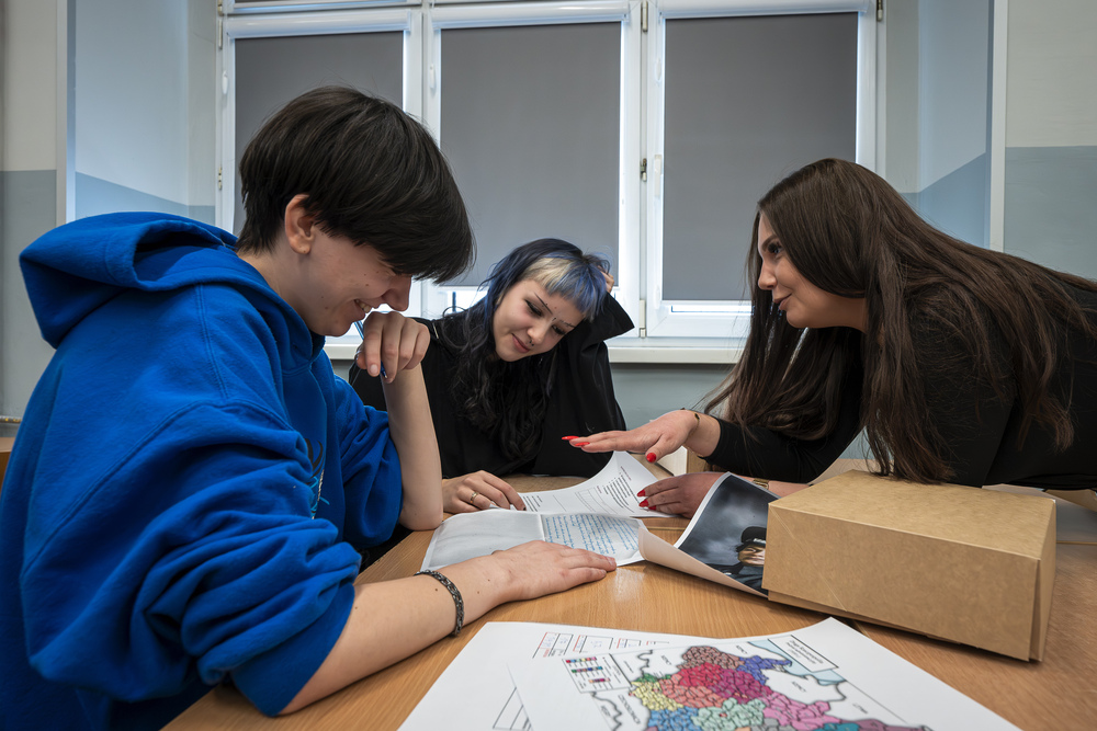 Warsztaty edukacyjne dla uczestników projektu „Silni Polską!“ – Chorzów, 23 listopada 2024. Fot.: IPN K. Łojko