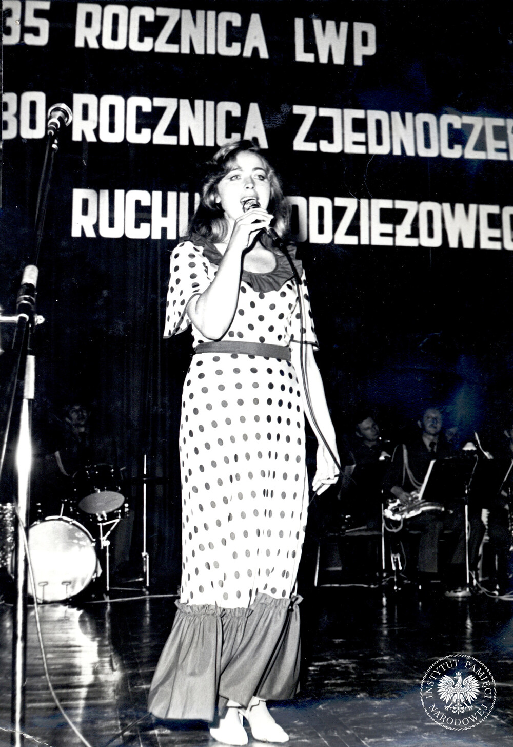 Występ zespołu artystycznego podczas „obchodów 30 rocznicy zjednoczenia polskiego ruchu młodzieżowego oraz zbliżającej się 35 rocznicy utworzenia LWP”, 6 września 1978 r.