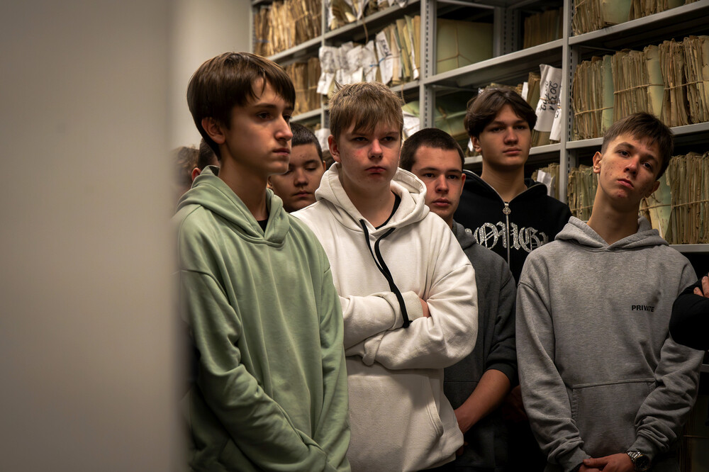 Zajęcia edukacyjne „Co kryją archiwa IPN“ – Katowice, 29 listopada 2024. Fot.: IPN K. Łojko