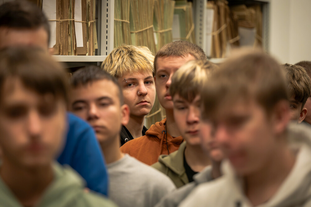 Zajęcia edukacyjne „Co kryją archiwa IPN“ – Katowice, 29 listopada 2024. Fot.: IPN K. Łojko