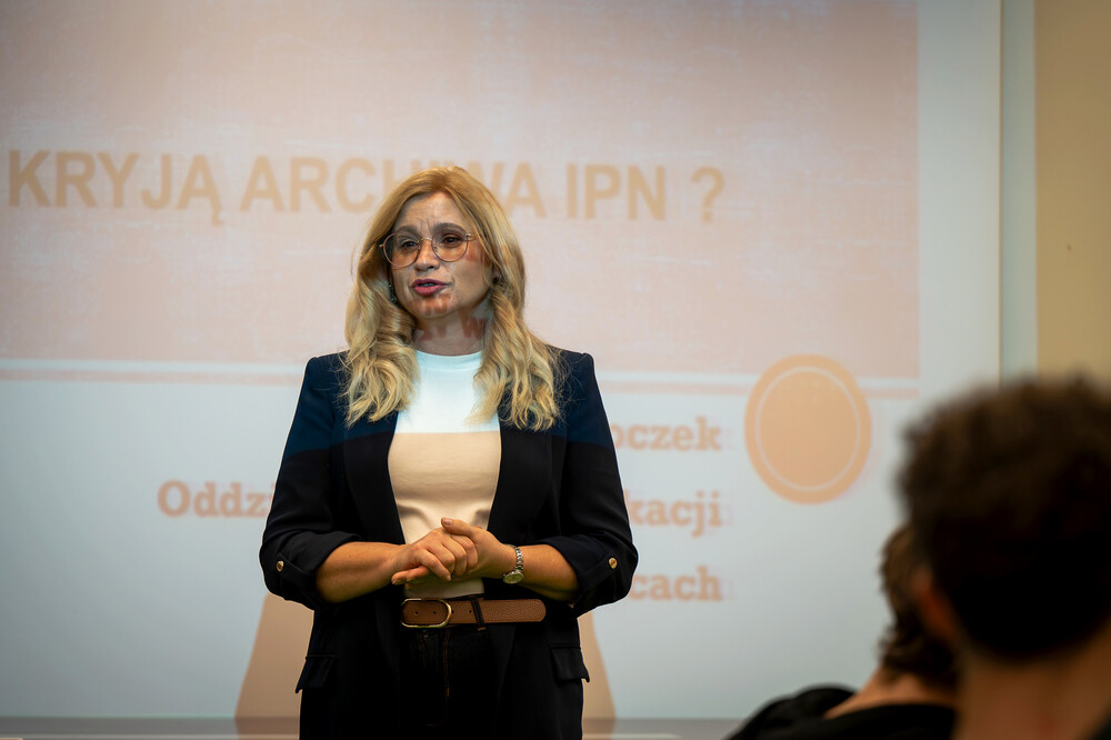 Zajęcia edukacyjne „Co kryją archiwa IPN“ – Katowice, 29 listopada 2024. Fot.: IPN K. Łojko