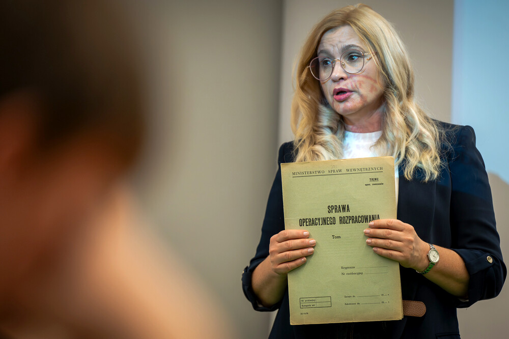 Zajęcia edukacyjne „Co kryją archiwa IPN“ – Katowice, 29 listopada 2024. Fot.: IPN K. Łojko