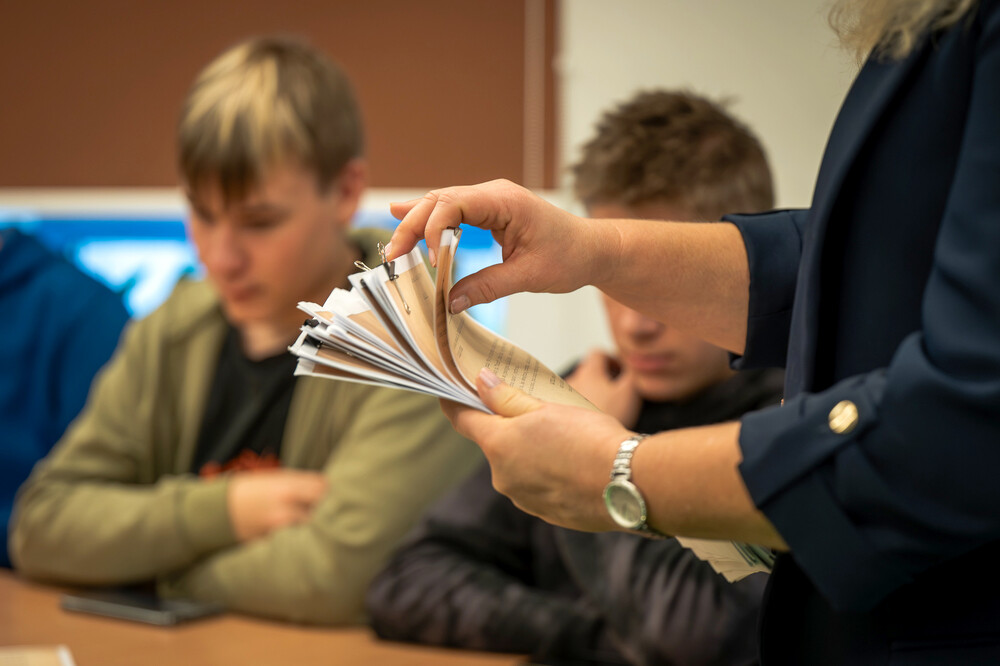 Zajęcia edukacyjne „Co kryją archiwa IPN“ – Katowice, 29 listopada 2024. Fot.: IPN K. Łojko