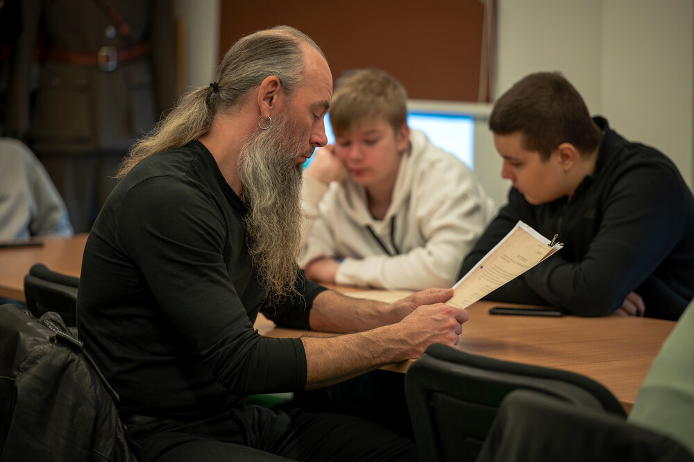 Zajęcia edukacyjne „Co kryją archiwa IPN“ – Katowice, 29 listopada 2024. Fot.: IPN K. Łojko