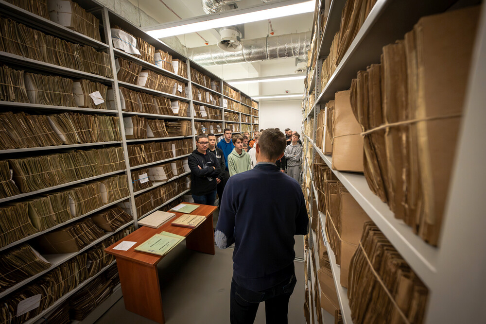 Zajęcia edukacyjne „Co kryją archiwa IPN“ – Katowice, 29 listopada 2024. Fot.: IPN K. Łojko