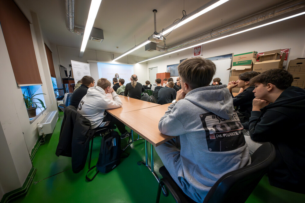 Zajęcia edukacyjne „Co kryją archiwa IPN“ – Katowice, 29 listopada 2024. Fot.: IPN K. Łojko