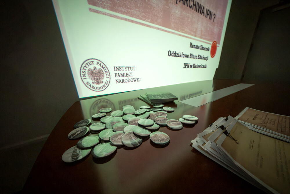 Zajęcia edukacyjne „Co kryją archiwa IPN“ – Katowice, 29 listopada 2024. Fot.: IPN K. Łojko