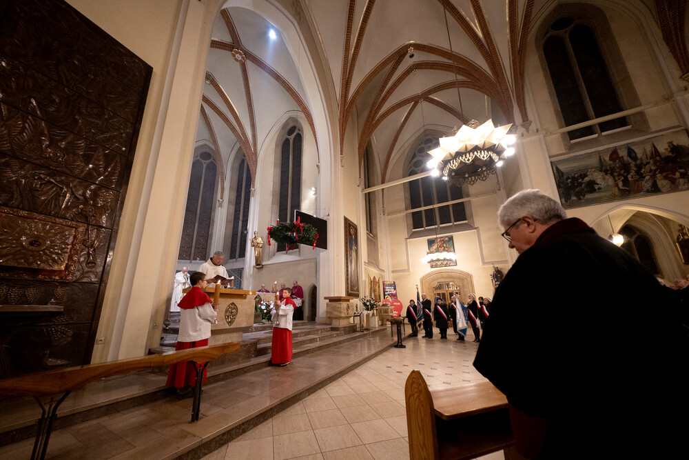 Upamiętnienie bł. ks. Emila Szramka – Katowice, 8 grudnia 2024. Fot.: IPN K. Łojko