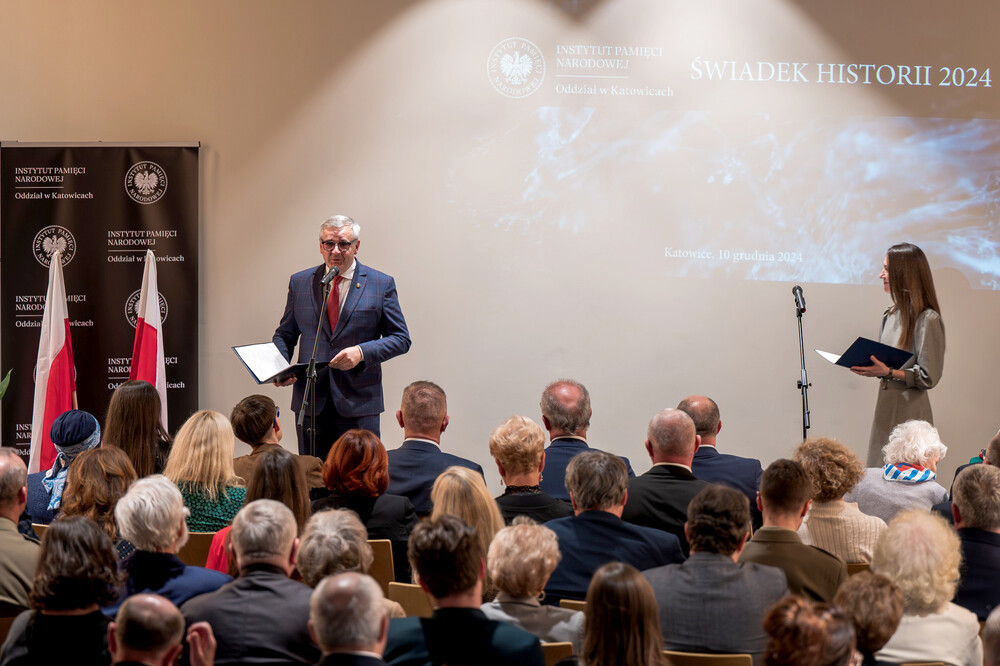 Gala III edycja Nagrody Honorowej IPN „Świadek Historii” – Katowice, 10 grudnia 2024. Fot.: IPN K. Łojko
