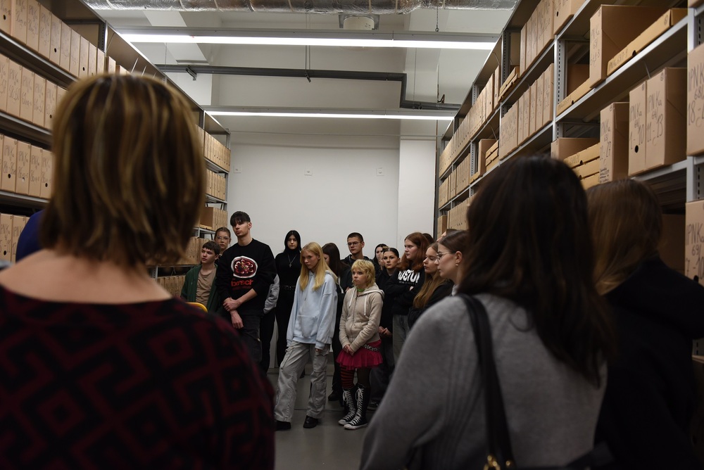 Zajęcia edukacyjne „Co kryją archiwa IPN?“. Fot. Monika Kobylańska/IPN