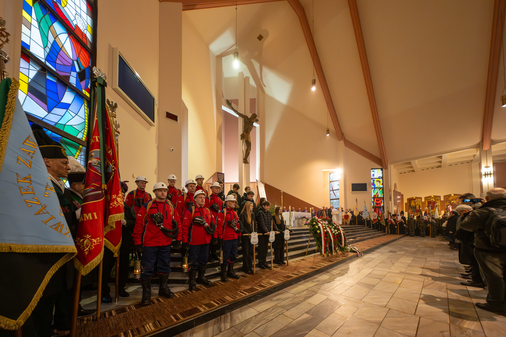 43. rocznica pacyfikacji kopalni „Wujek” – Katowice, 16 grudnia 2024. Fot.: IPN K. Łojko