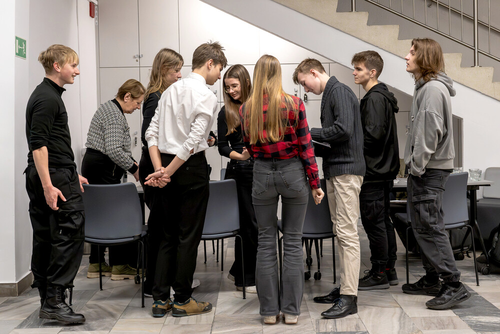 7. edycja Gry Miejskiej „Tropami Solidarności” – Bielsko-Biała, 14 grudnia 2024. Fot.: IPN K. Łojko