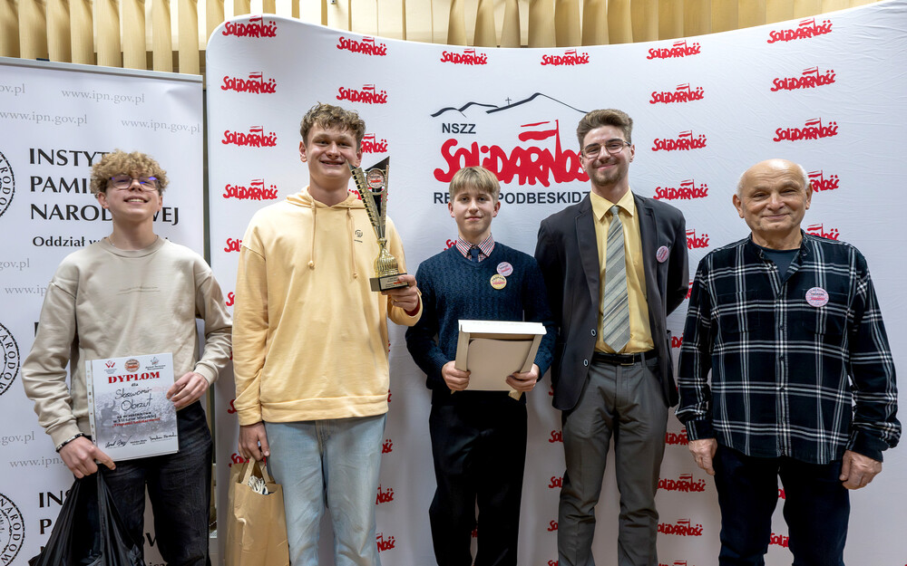 7. edycja Gry Miejskiej „Tropami Solidarności” – Bielsko-Biała, 14 grudnia 2024. Fot.: IPN K. Łojko