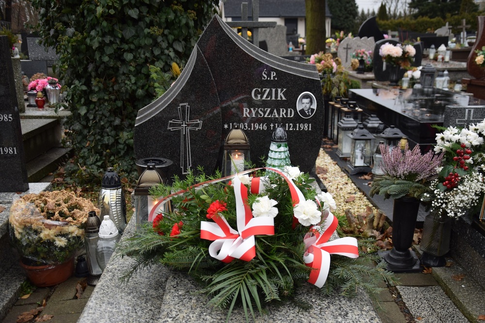 Grób Ryszarda Gzika. Fot. Danuta Mikoda/IPN