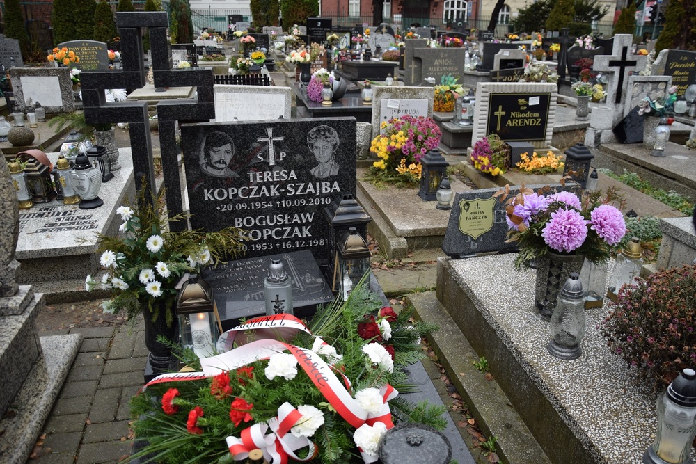 Grób Bogusława Kopczaka. Fot. Danuta Mikoda/IPN