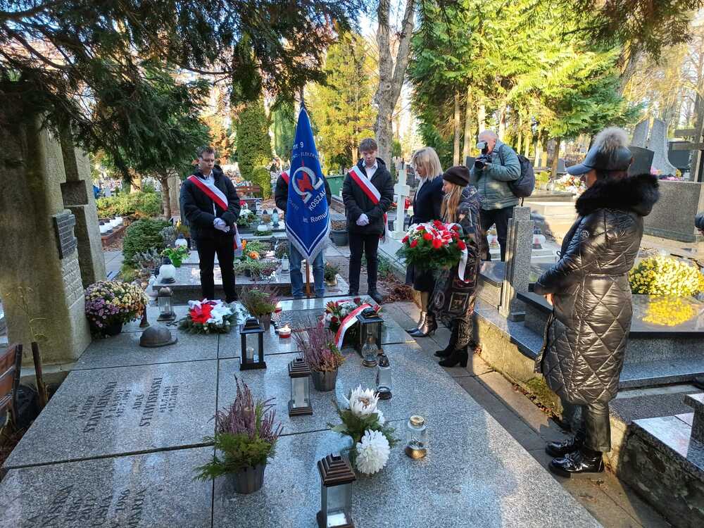 Grób Jana Stawisińskiego. Fot. IPN Szczecin