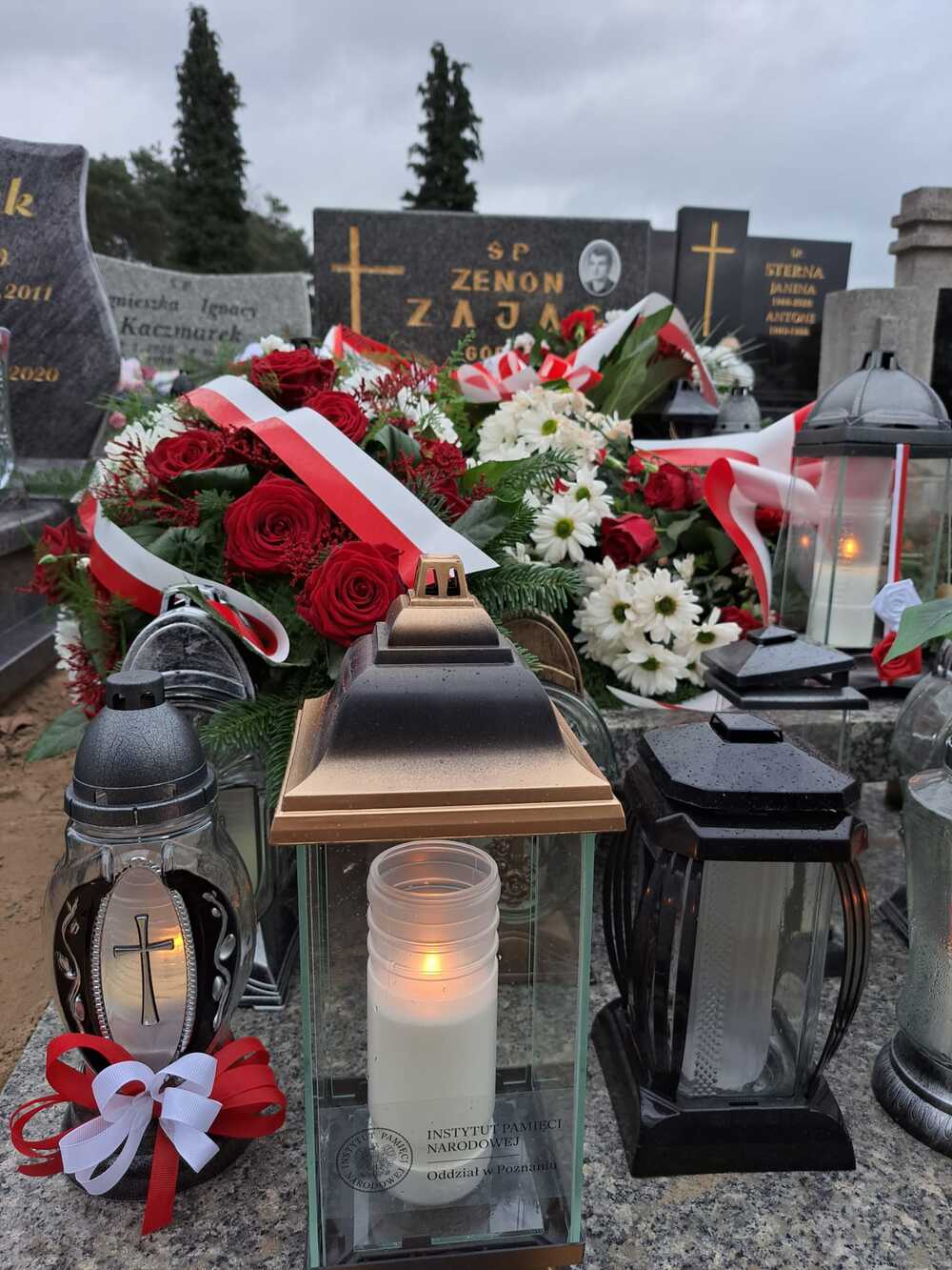 Grób Zenona Zająca. Fot. IPN Poznań