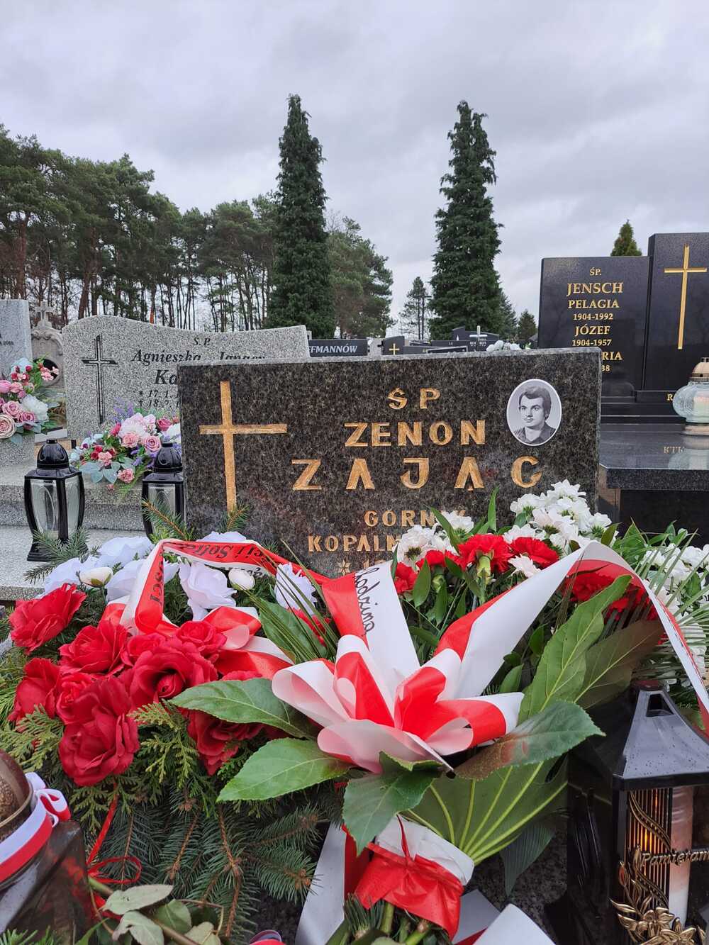 Grób Zenona Zająca. Fot. IPN Poznań